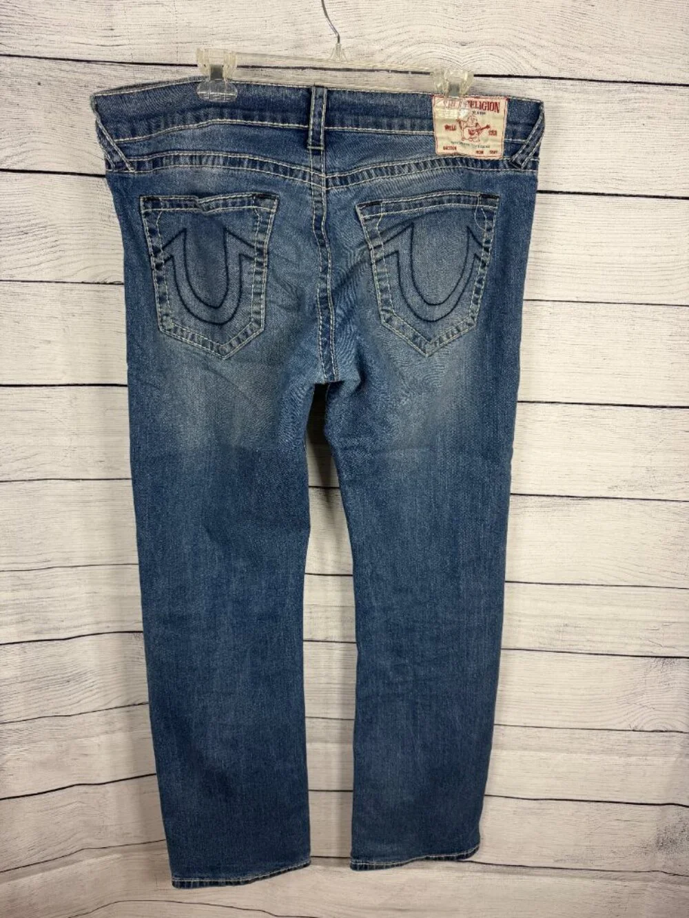 True Religion Ricky Relaxed Straight Jeans Size 36